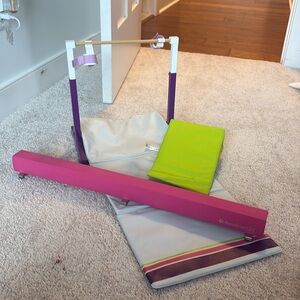 American Girl Gymnastics set